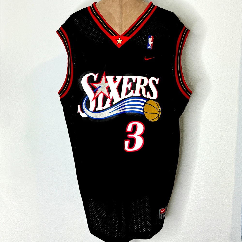 Nike Sixers Iverson 3 Jersey, XL